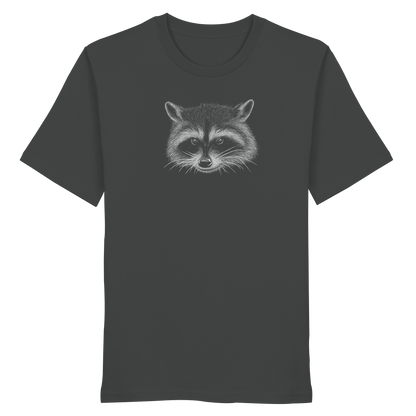 Waschbär Illustration Kritzelkunst - Organic Shirt