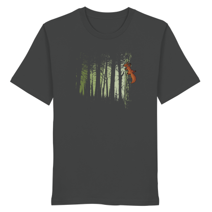 Eichhörnchen im Zwielicht-Wald - Organic Shirt