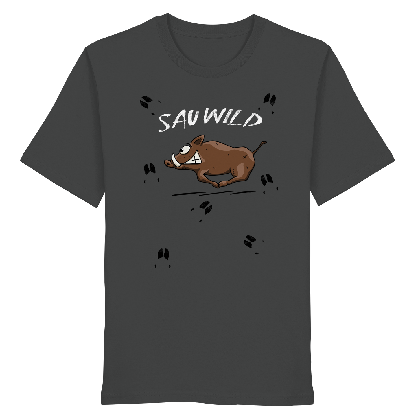 Sauwild wilde Sau | Wildschwein Keiler - Organic Shirt