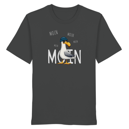 Moin Moin Lässige Hipster Möwe  - Organic Shirt