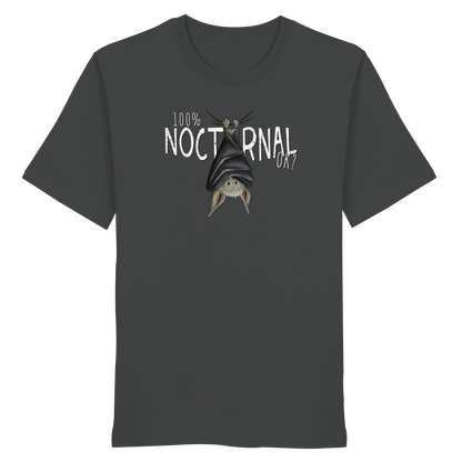 100% nachtaktive Fledermaus - Organic Shirt