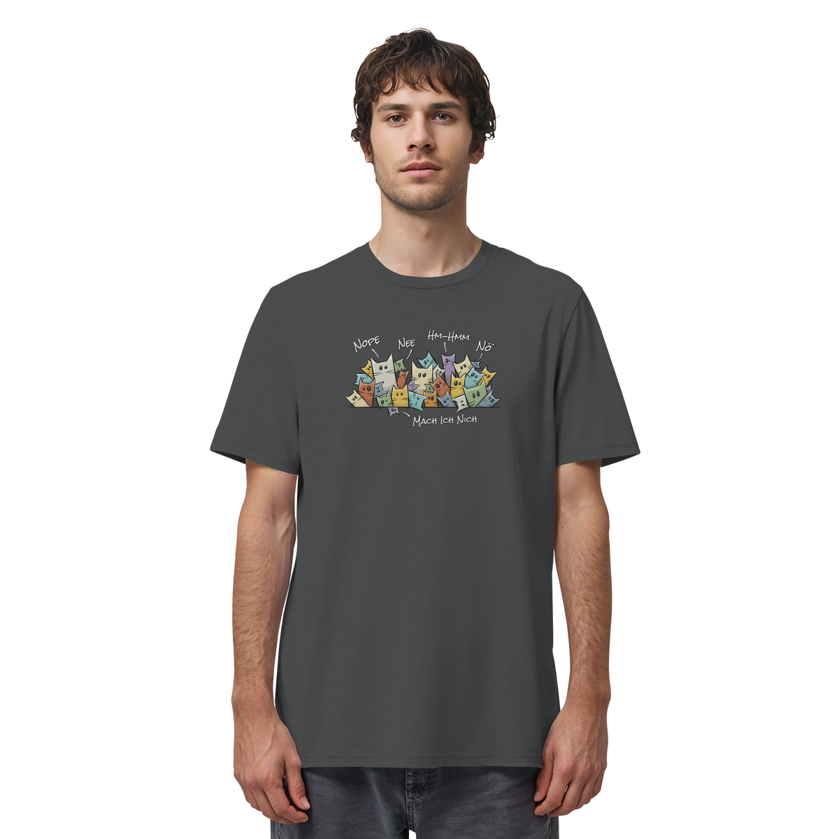 Nope, Nee, Nö Katzen - Organic Shirt