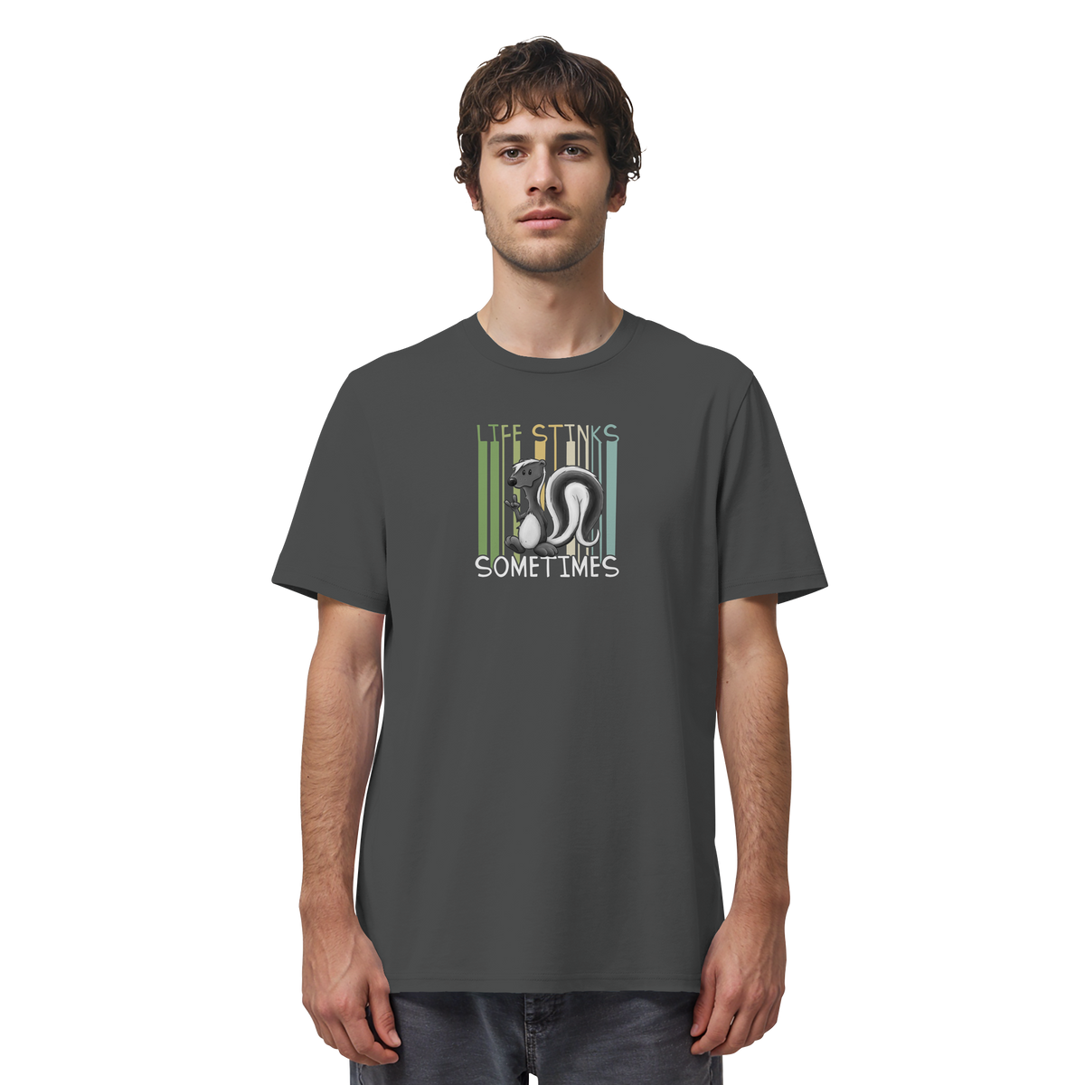 Life Stinks Sometimes Stinktier Weisheit - Organic Shirt