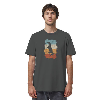 Retro Otter Fischotter Silhouette - Organic Shirt