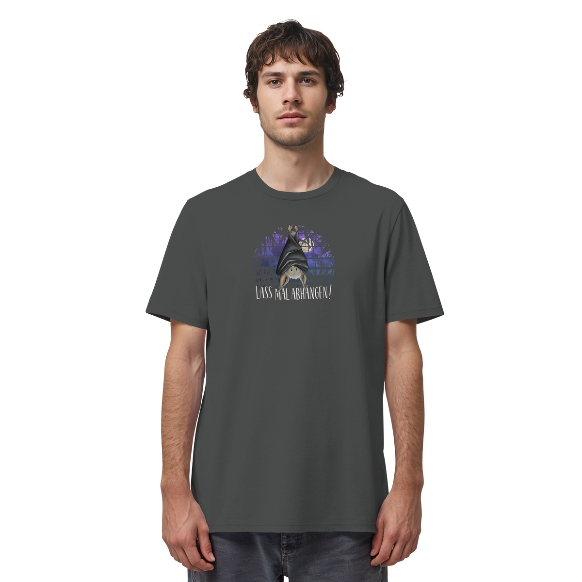 Lass mal abhängen Fledermaus - Organic Shirt