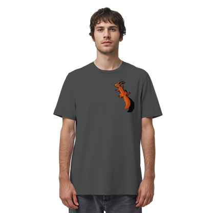 Süßes Eichhörnchen klettert - Organic Shirt
