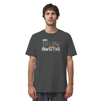 Full On Pawsitive! Gechillte Katzen - Organic Shirt
