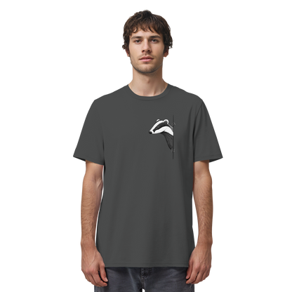 Lässiger Dachs Meister Grimbart - Organic Shirt