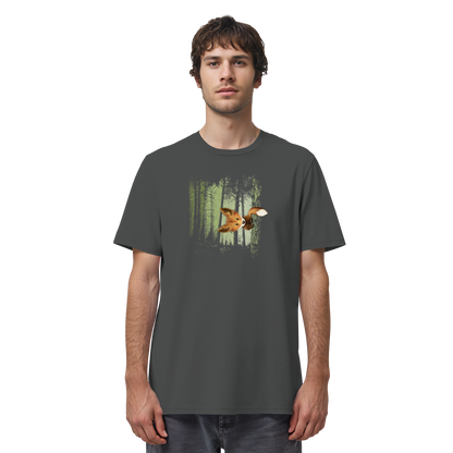 Fuchs im Zwielicht-Wald - Organic Shirt