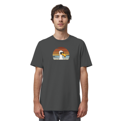 Cool lässige Retro Möwe - Organic Shirt