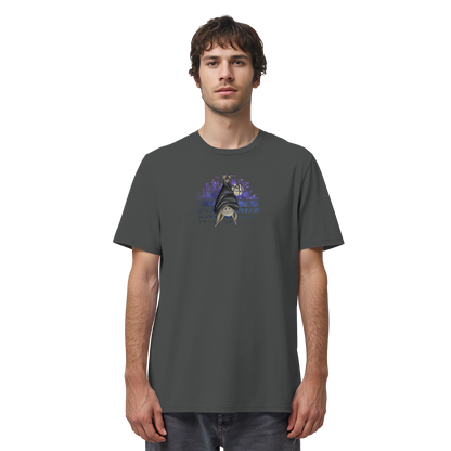 Fledermaus in blauer Nacht - Organic Shirt