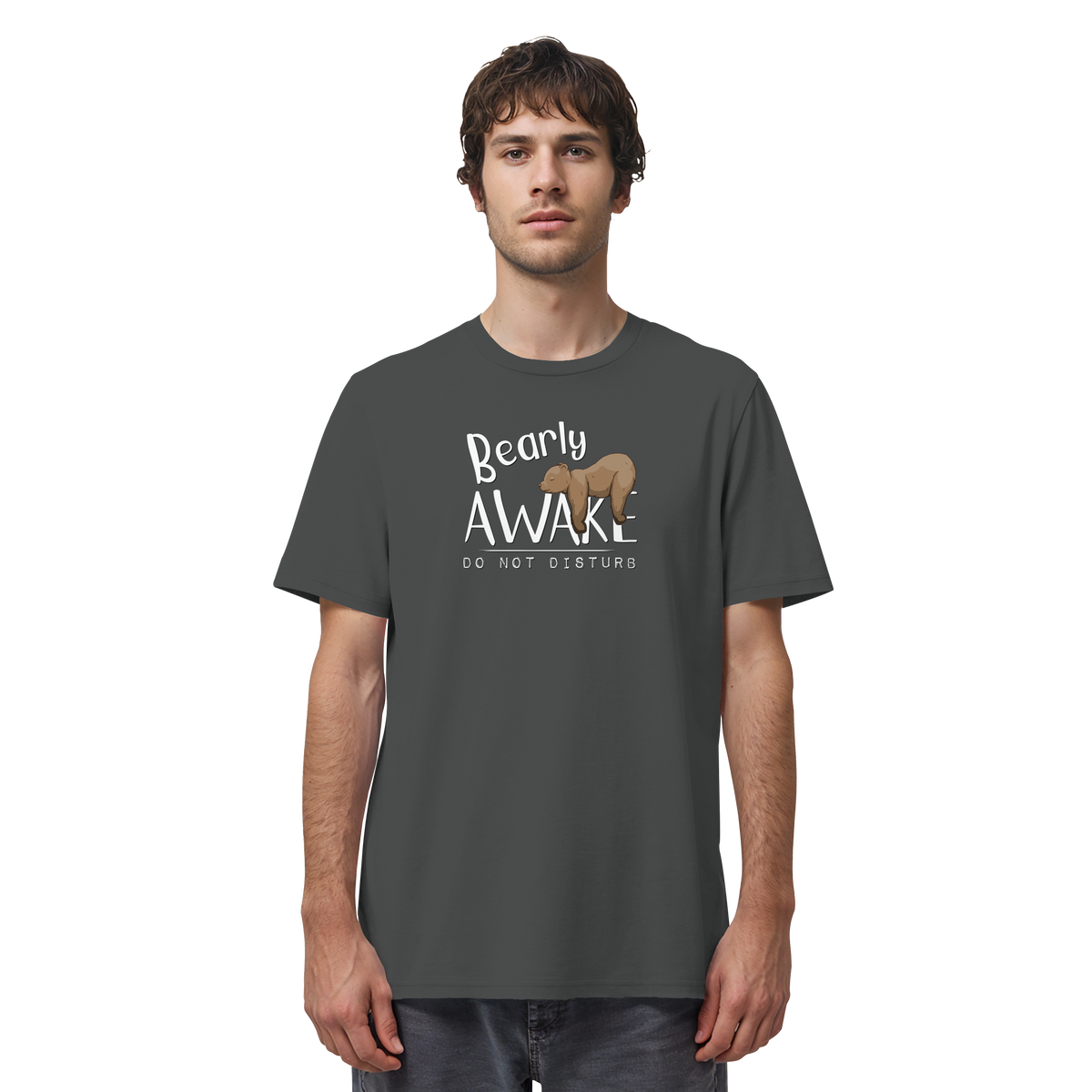 Bearly Awake Bitte nicht stören Bär - Organic Shirt