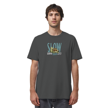 Slow Down Your Life Schildkröte - Organic Shirt