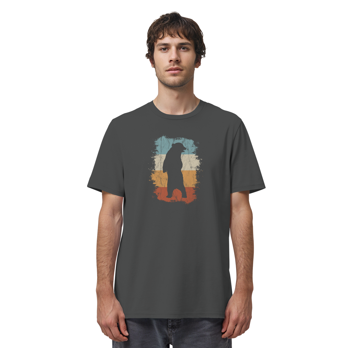 Retro Bären-Silhouette - Organic Shirt