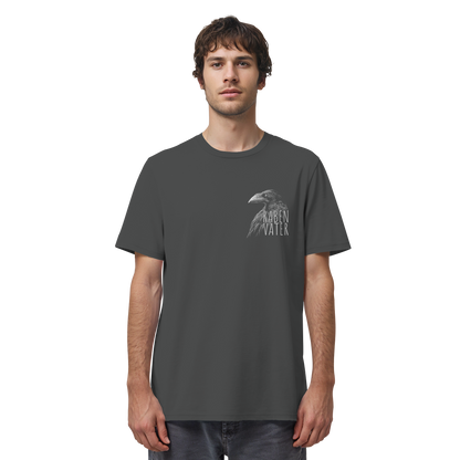Rabenvater schwarzer Rabe Krähe - Organic Shirt
