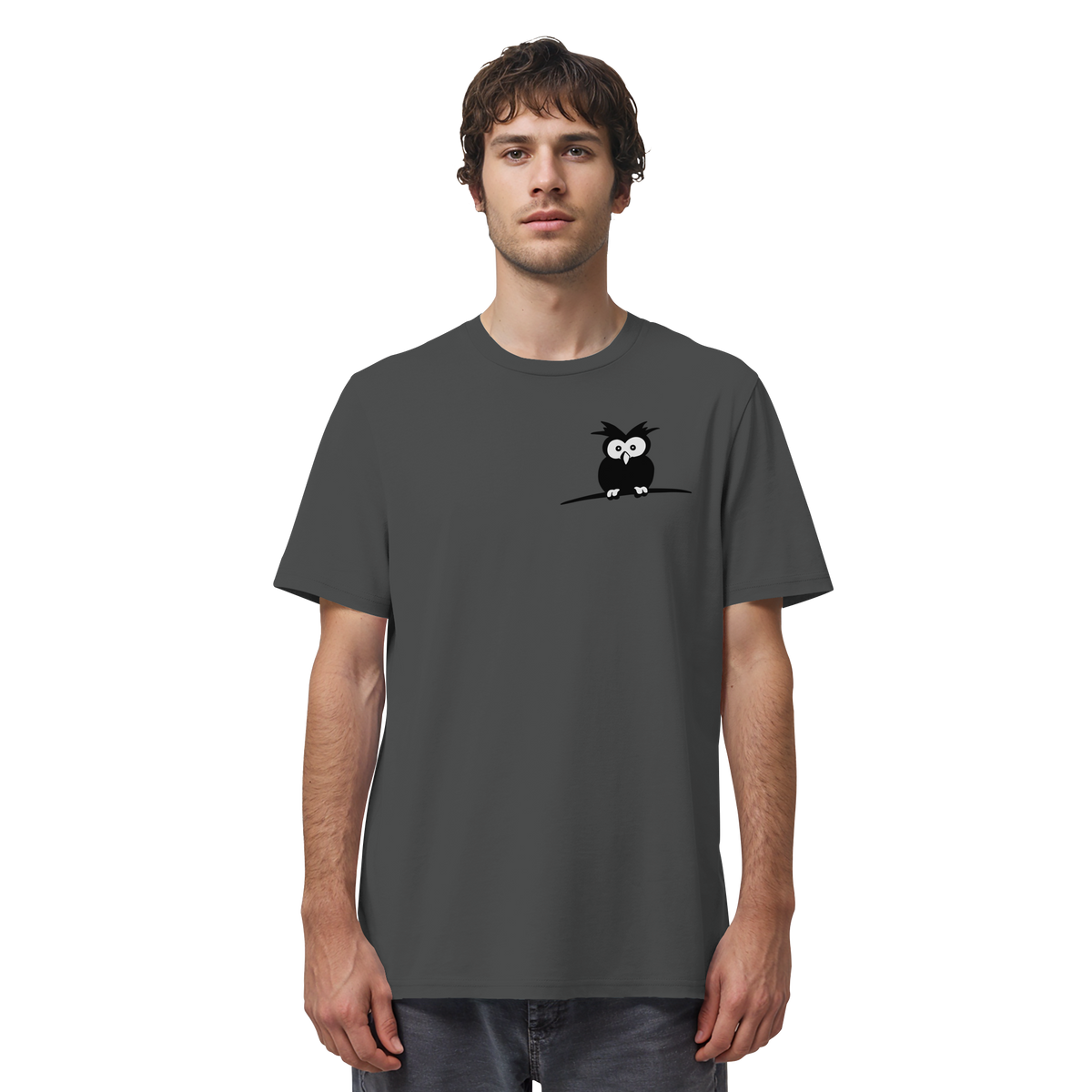 Kleine struppige Eule - Organic Shirt