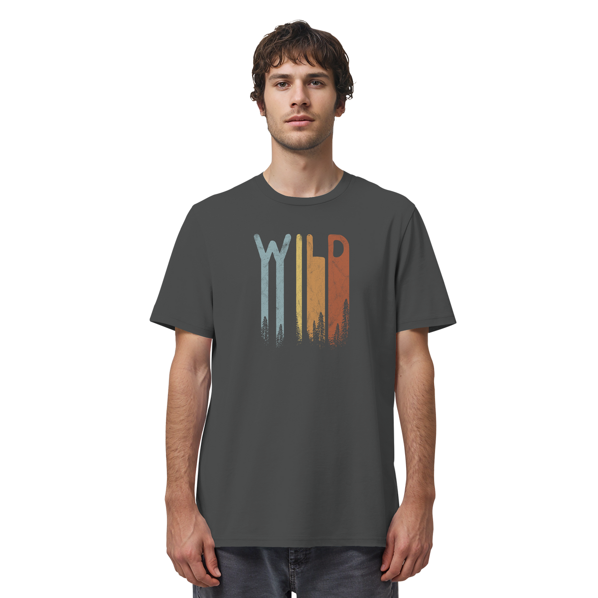Wild Retro Schriftzug - Organic Shirt