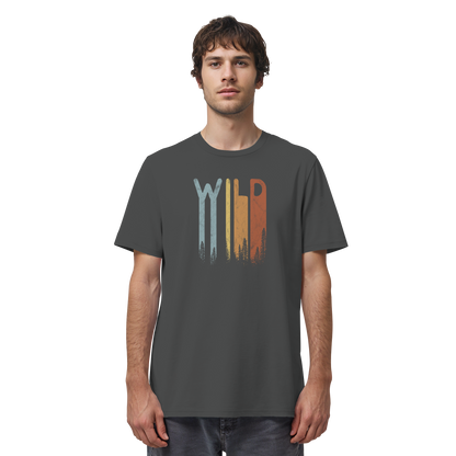 Wild Retro Schriftzug - Organic Shirt
