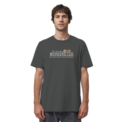 Kawaii Faultier Wochenende - Organic Shirt