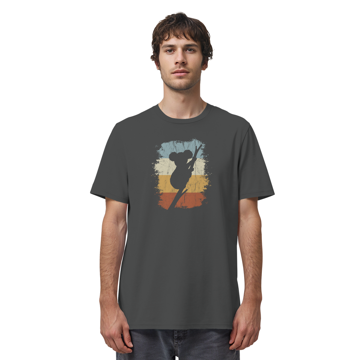 Retro kletternder Koala-Bär - Organic Shirt