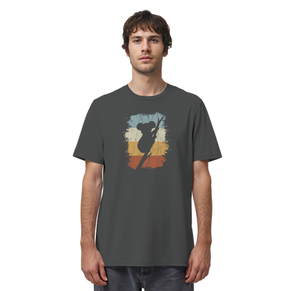 Retro kletternder Koala-Bär - Organic Shirt