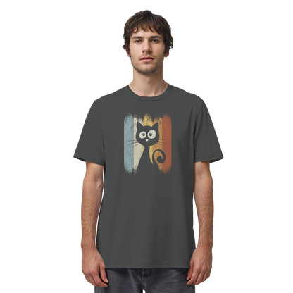 Retro Katze Silhouette - Organic Shirt