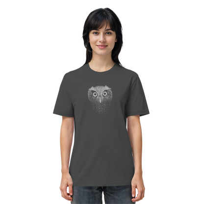 Eule Kritzelkunst Illustration - Organic Shirt