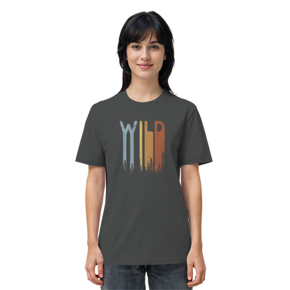 Wild Retro Schriftzug - Organic Shirt