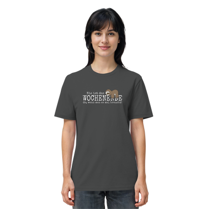 Kawaii Faultier Wochenende - Organic Shirt