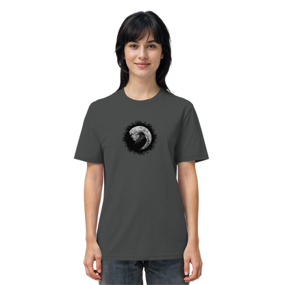Schwarzer Rabe bei Vollmond  - Organic Shirt