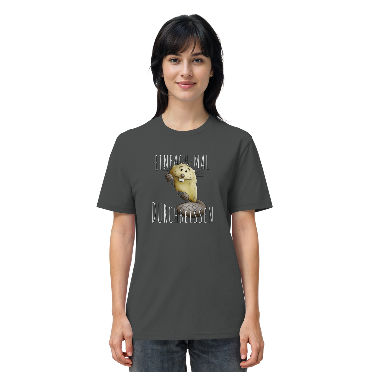 Einfach mal Durchbeissen Biber - Organic Shirt