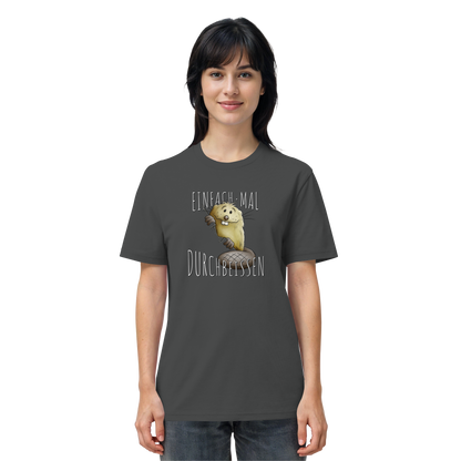 Einfach mal Durchbeissen Biber - Organic Shirt