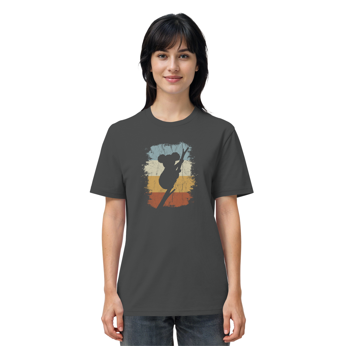 Retro kletternder Koala-Bär - Organic Shirt