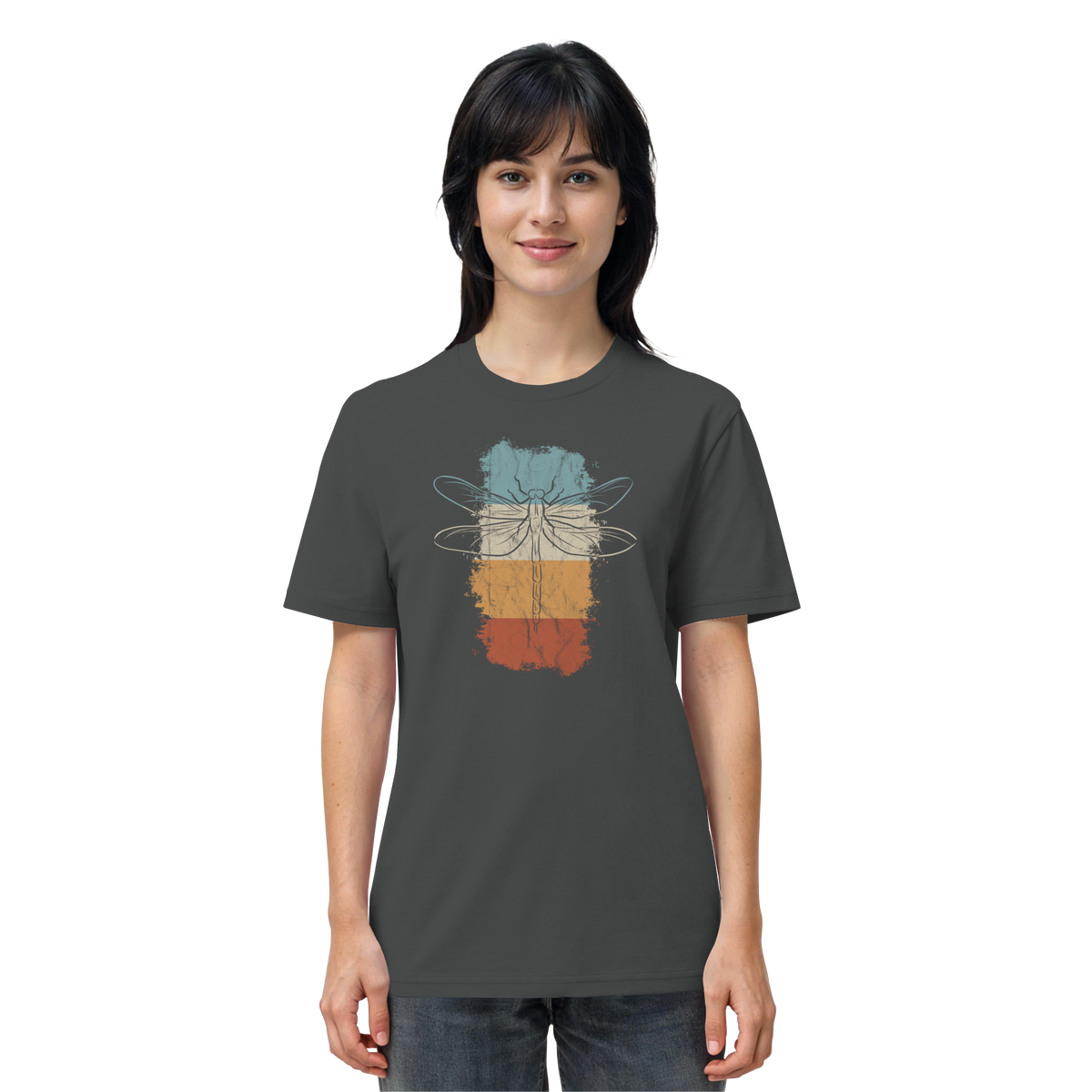 Retro Kunst Libelle | Vintage Dragonfly - Organic Shirt