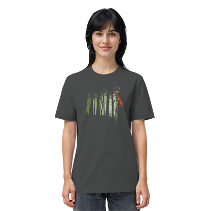 Eichhörnchen im Zwielicht-Wald - Organic Shirt
