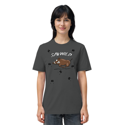 Sauwild wilde Sau | Wildschwein Keiler - Organic Shirt