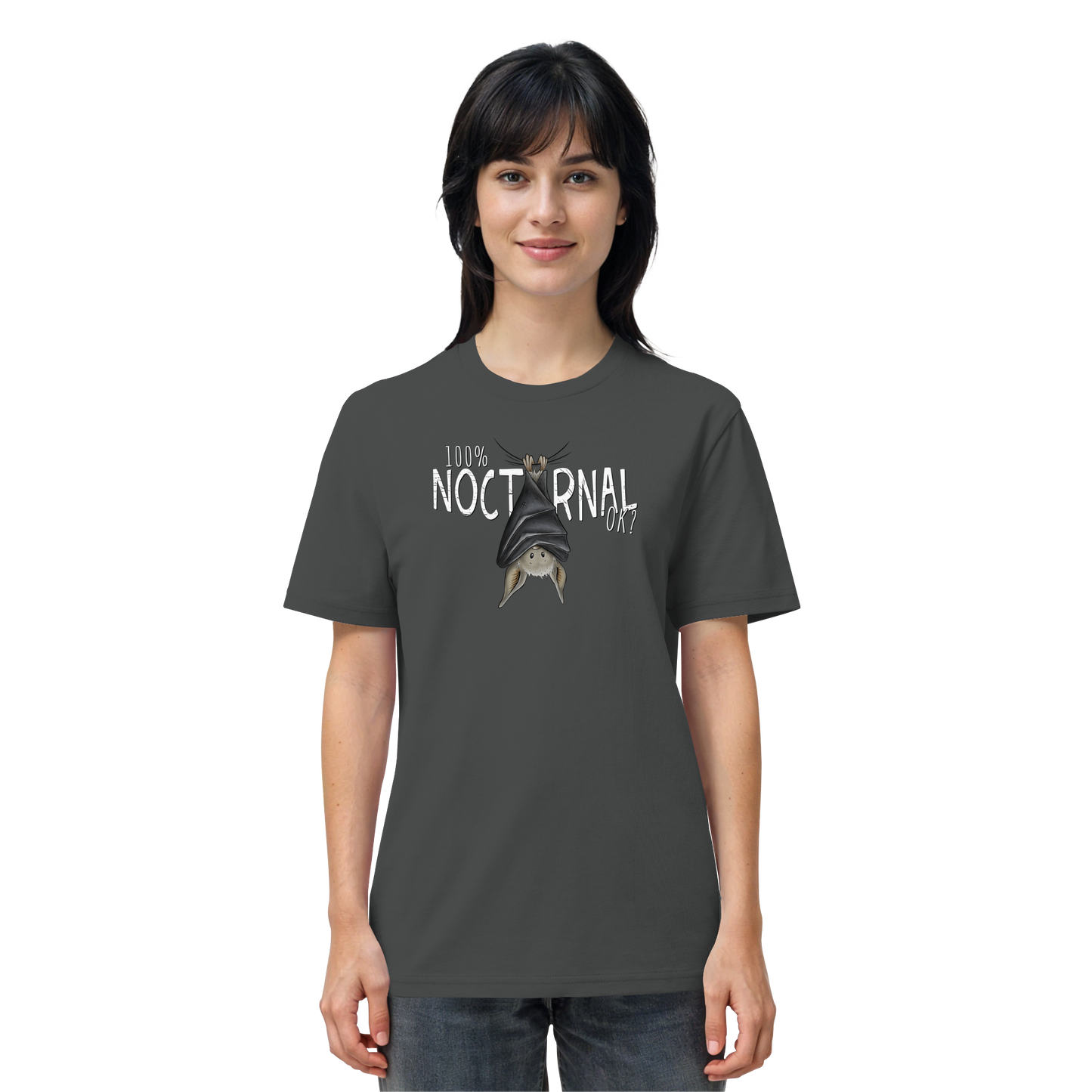 100% nachtaktive Fledermaus - Organic Shirt