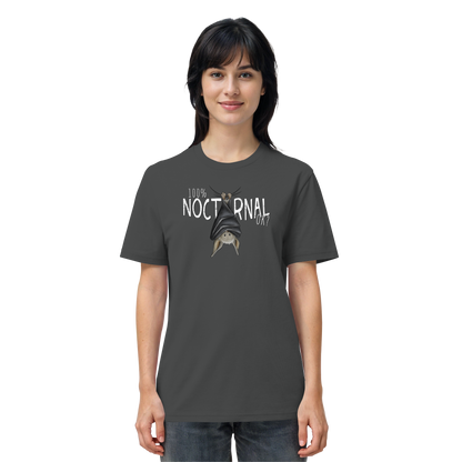 100% nachtaktive Fledermaus - Organic Shirt
