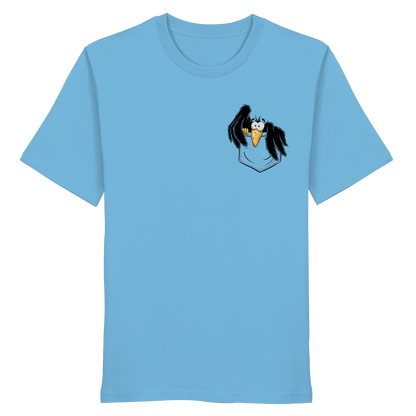 Kleiner Rabe | schwarze Krähe In Tasche - Organic Shirt