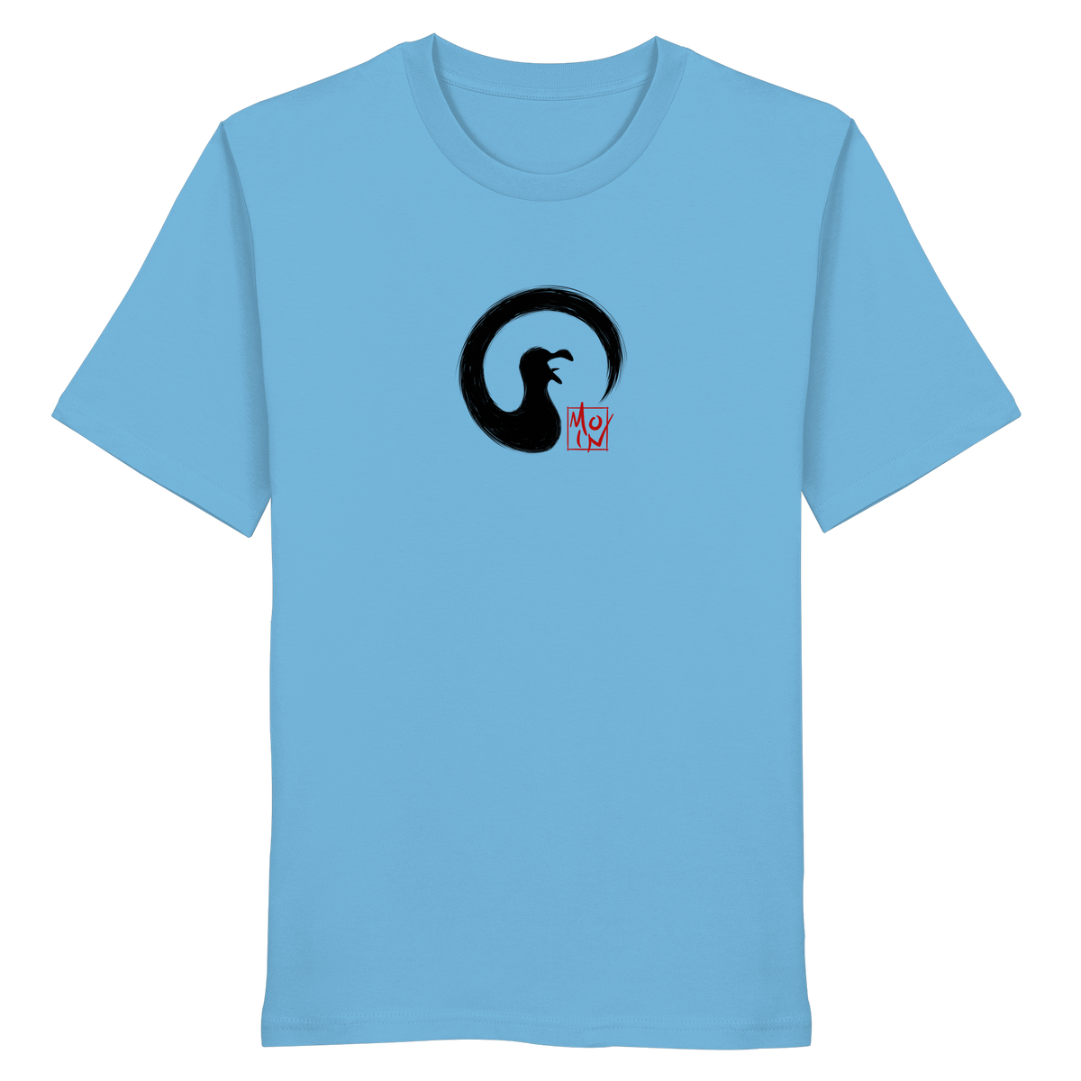 Moin kreischende japanische Enso Möwe - Organic Shirt