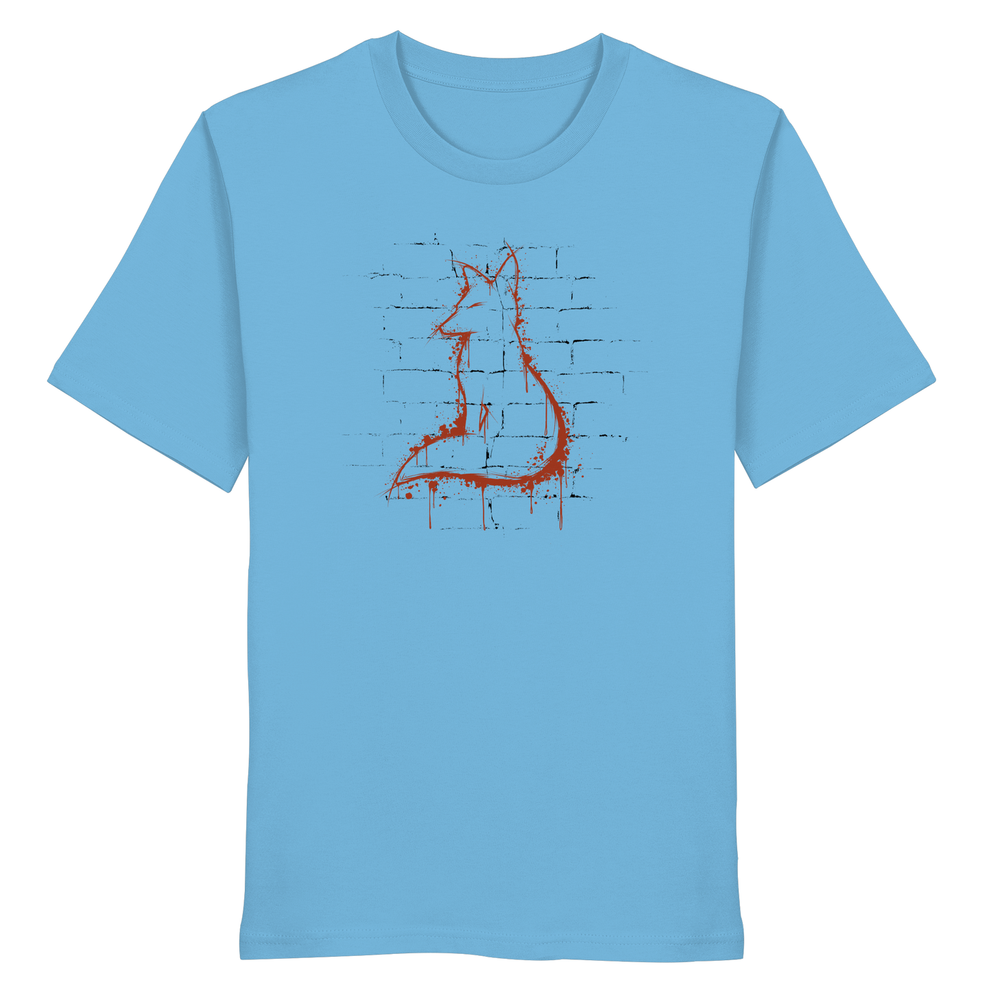 Street Art Fuchs Silhouette - Organic Shirt