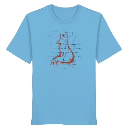 Street Art Fuchs Silhouette - Organic Shirt