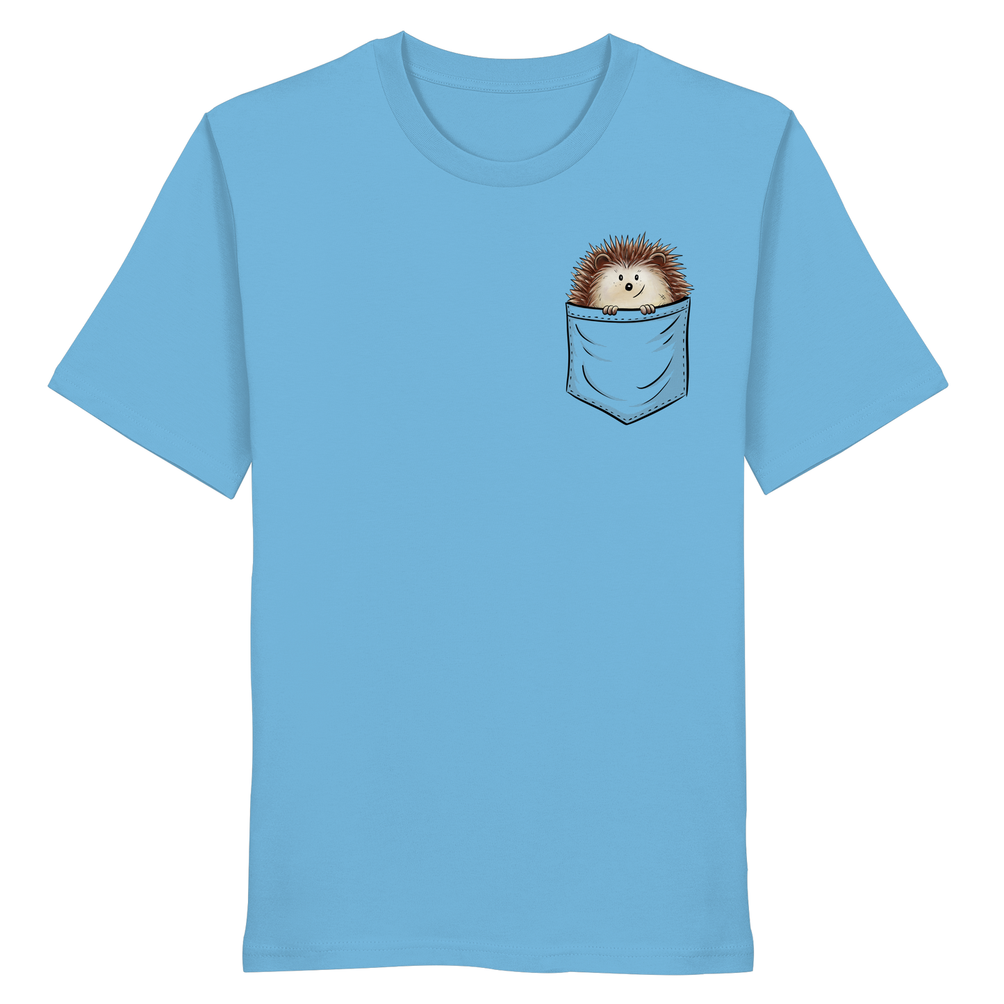 Lustiger Igel in Deiner Brust-Tasche - Organic Shirt