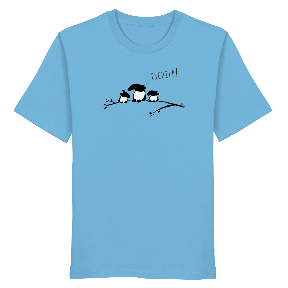 Drei kleine Tapir-Vögel - Organic Shirt