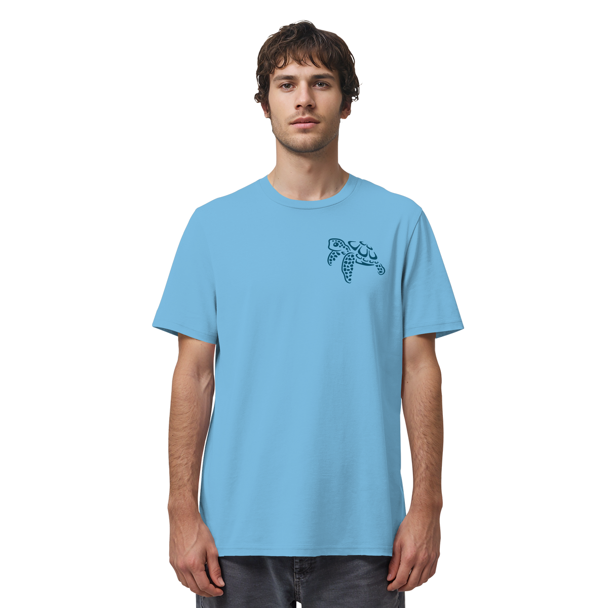 Lässig lustige Wasserschildkröte - Organic Shirt