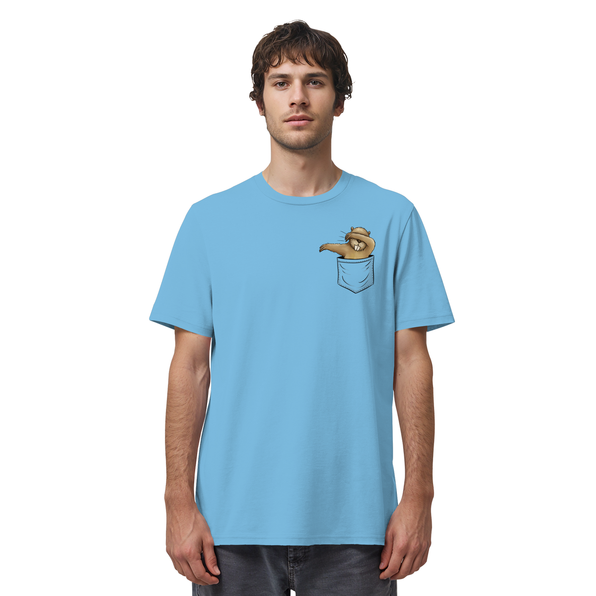 Dabbender Biber in Deiner Tasche - Organic Shirt
