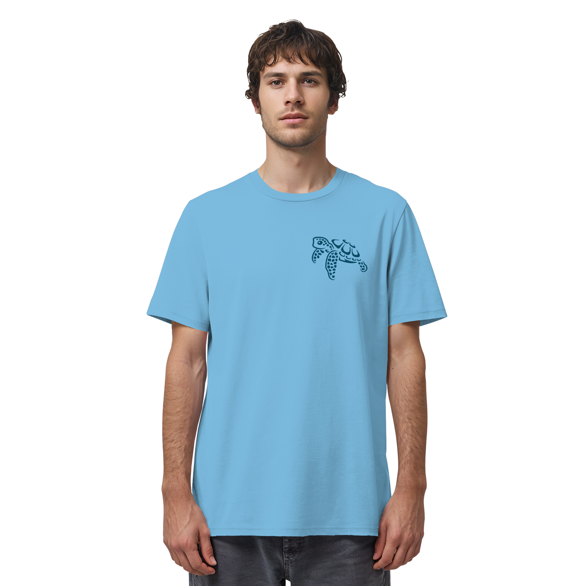 Lässig lustige Wasserschildkröte - Organic Shirt