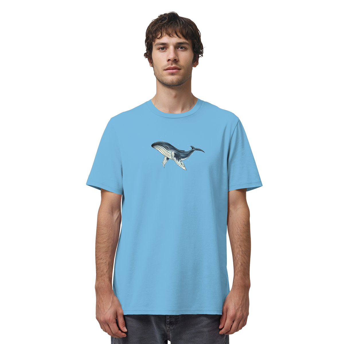 Tiefsee Ozean-Riese Buckelwal - Organic Shirt