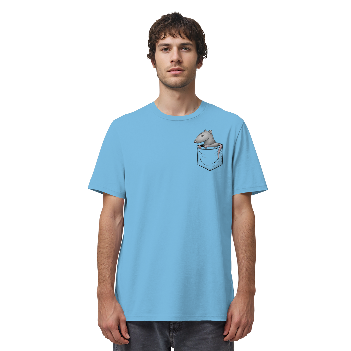 Kleine Ratte in der Tasche - Organic Shirt