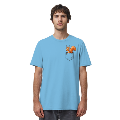 Lässiges Eichhörnchen In Tasche - Organic Shirt